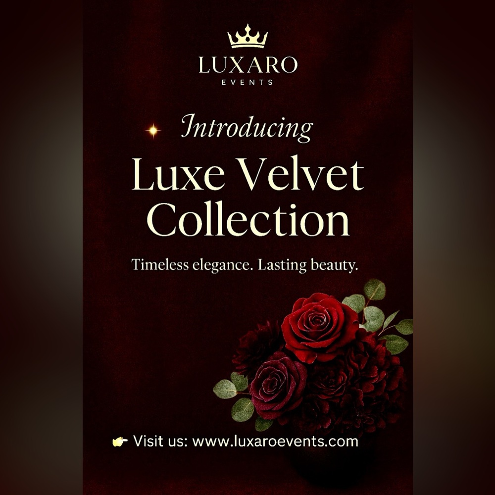 Luxe Velvet Collection - Red and Green Home Accent